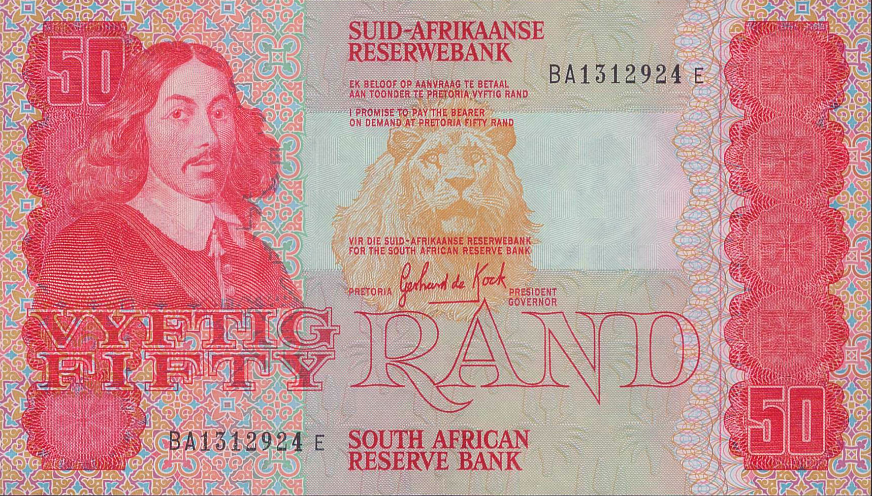 South Africa 50 1978 UNC P-122/a